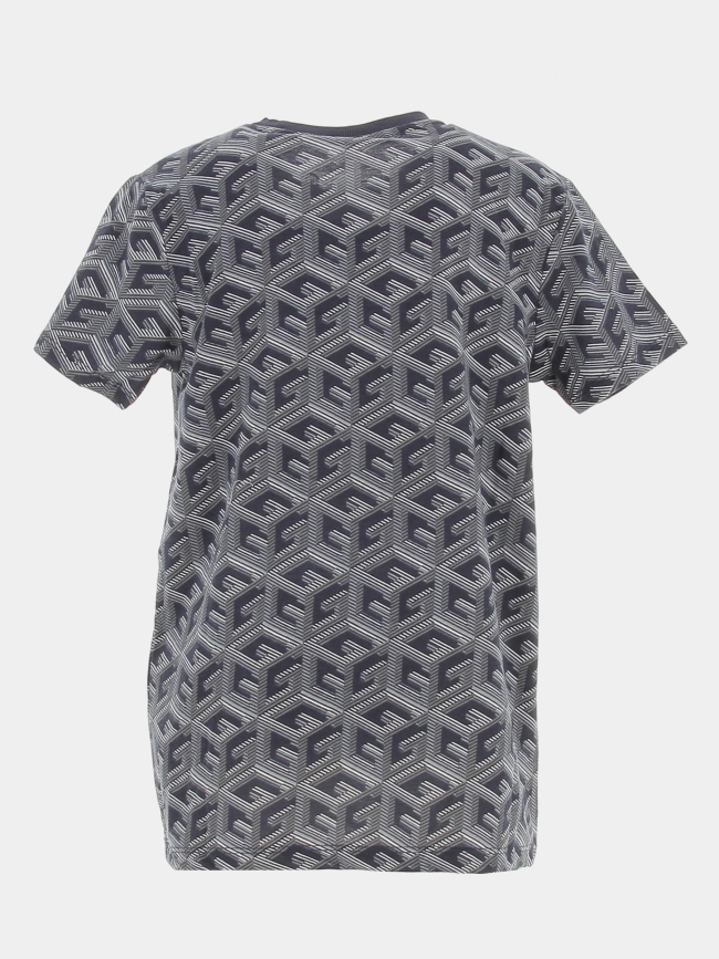 T-shirt G cube combo bleu gris enfant - Guess