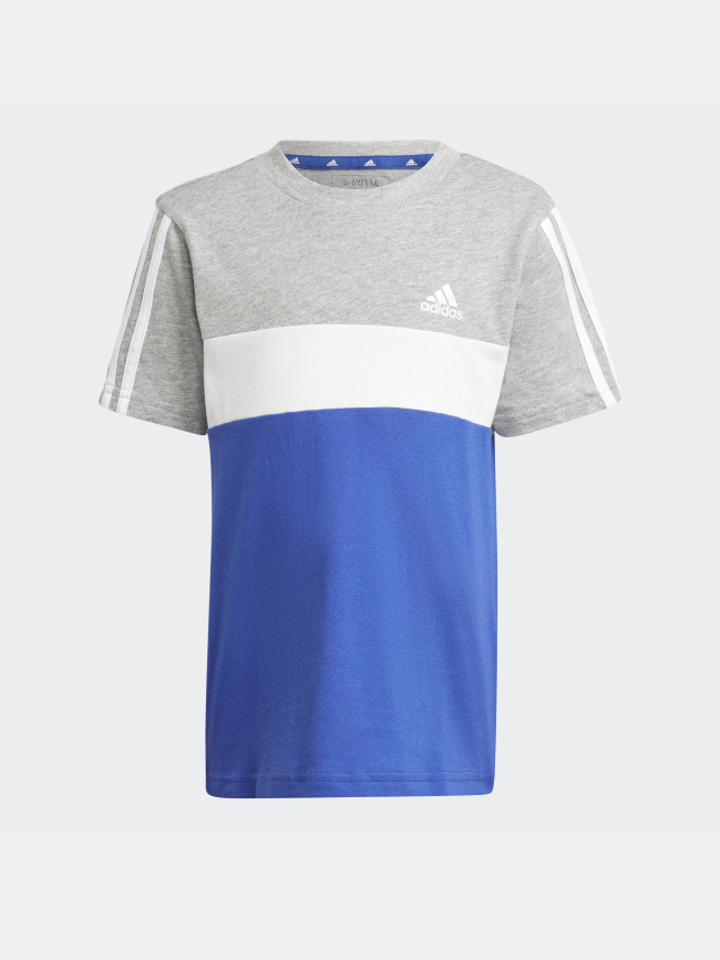 T-shirt colorblock 3s tiberio bleu enfant - Adidas