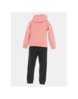 Ensemble sweat + jogging secile noir rose enfant - Kappa