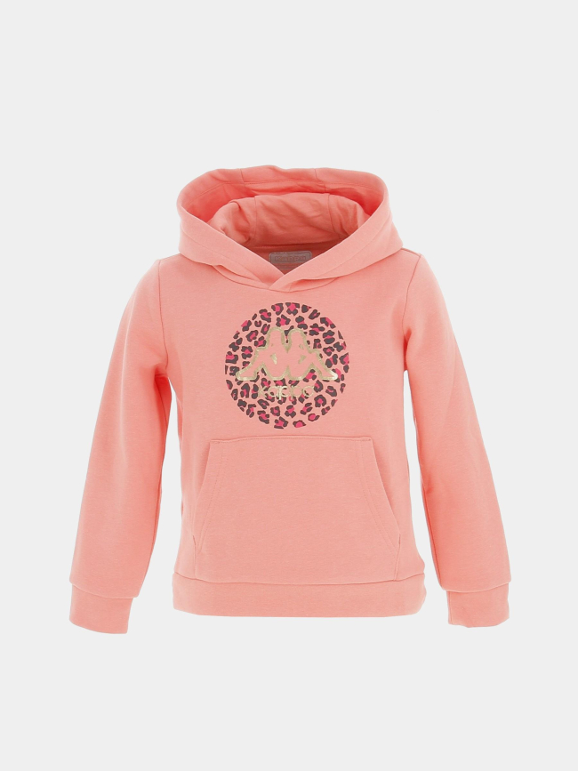 Ensemble sweat + jogging secile noir rose enfant - Kappa