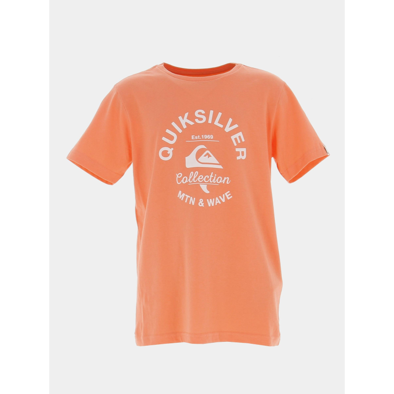 T-shirt bombshell flaxton orange garçon - Quiksilver