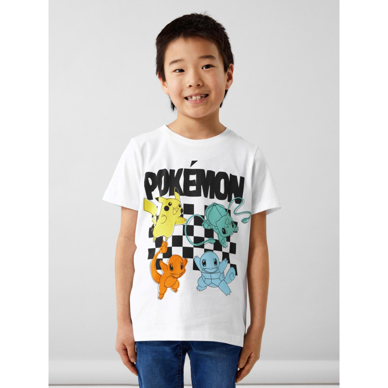 T-shirt pokemon blanc enfant - Name It