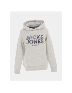 Sweat à capuche james gris enfant - Jack & Jones