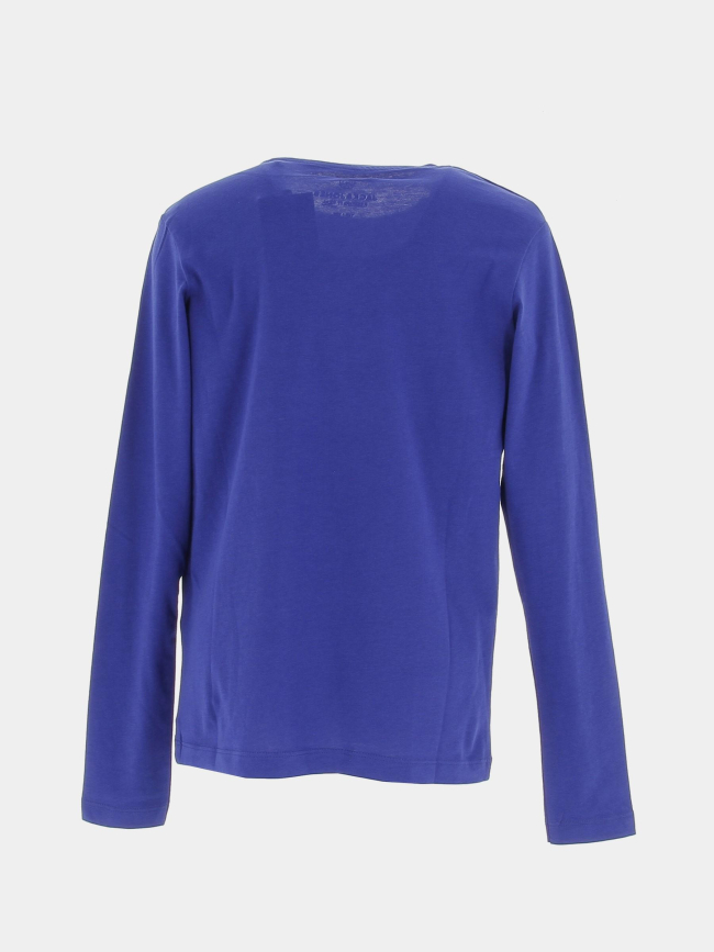 T-shirt james manches longues bleu marine garçon - Jack & Jones