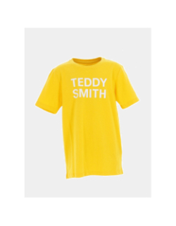 T-shirt ticlass 3 jaune enfant - Teddy Smith