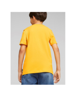 T-shirt ess+2 logo jaune garçon - Puma