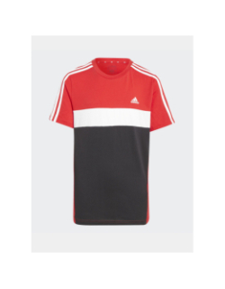 T-shirt 3s tiberio rouge noir enfant - Adidas