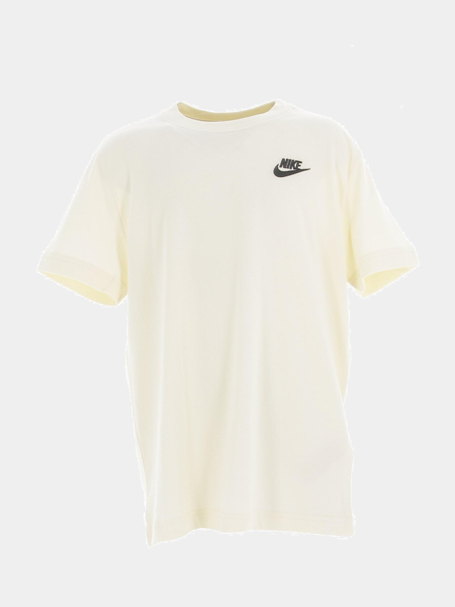 T-shirt tee club jaune enfant - Nike
