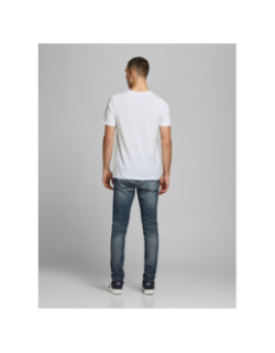 T-shirt ecorp logo centré blanc homme - Jack & Jones