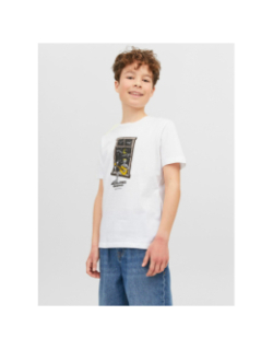 T-shirt afterlife squelette blanc garçon - Jack & Jones