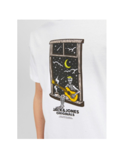 T-shirt afterlife squelette blanc garçon - Jack & Jones