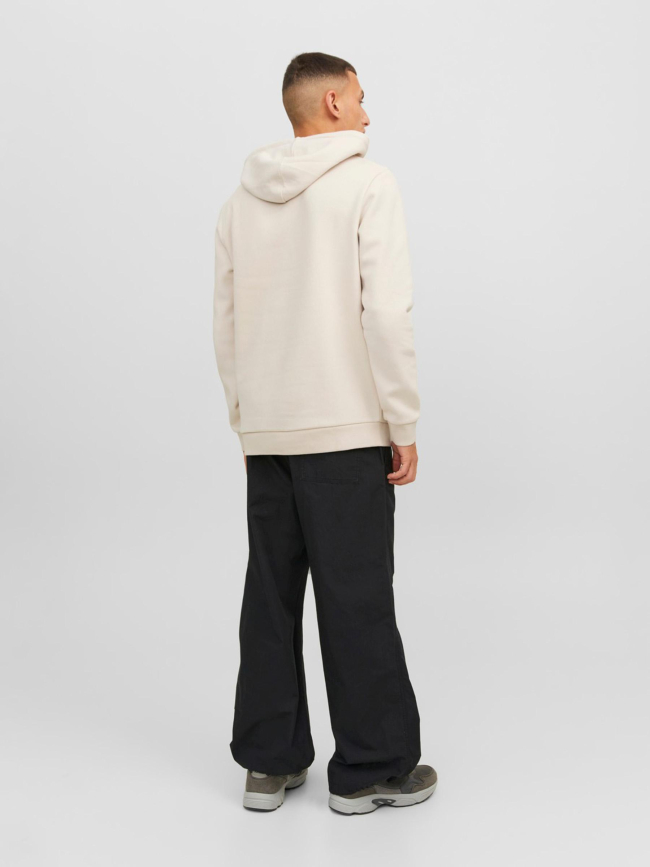Sweat à capuche cologan aw23 beige homme - Jack & Jones