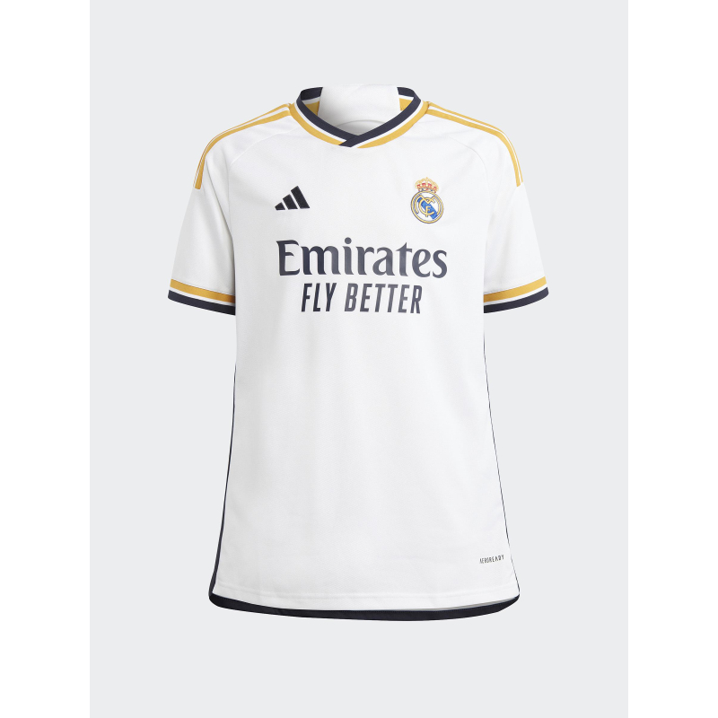 Maillot de football real madrid or blanc homme - Adidas