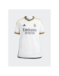 Maillot de football real madrid or blanc homme - Adidas