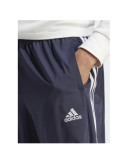 Jogging fuselé tissé aeroready logo bleu marine homme - Adidas