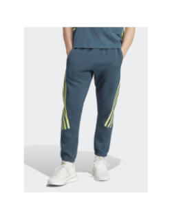Jogging slim style long bleu pétrole homme - Adidas