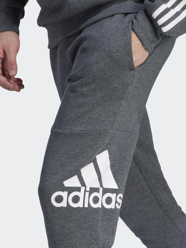 Jogging regular fit style long gris homme - Adidas