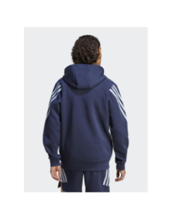 Sweat zippé future icons bleu marine homme - Adidas