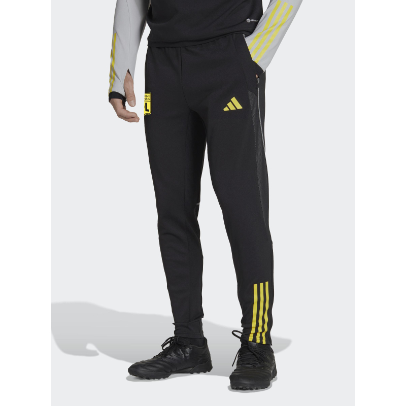 Jogging de football OL training noir homme - Adidas