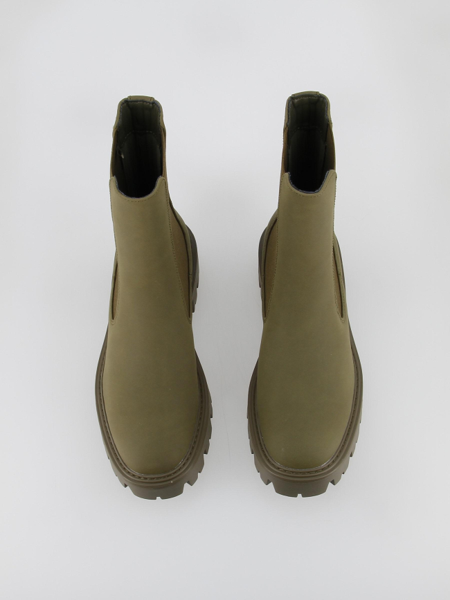 Boots betty kaki femme - Only