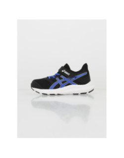 Baskets à scratch jolt 4 ps bleu noir enfant - Asics