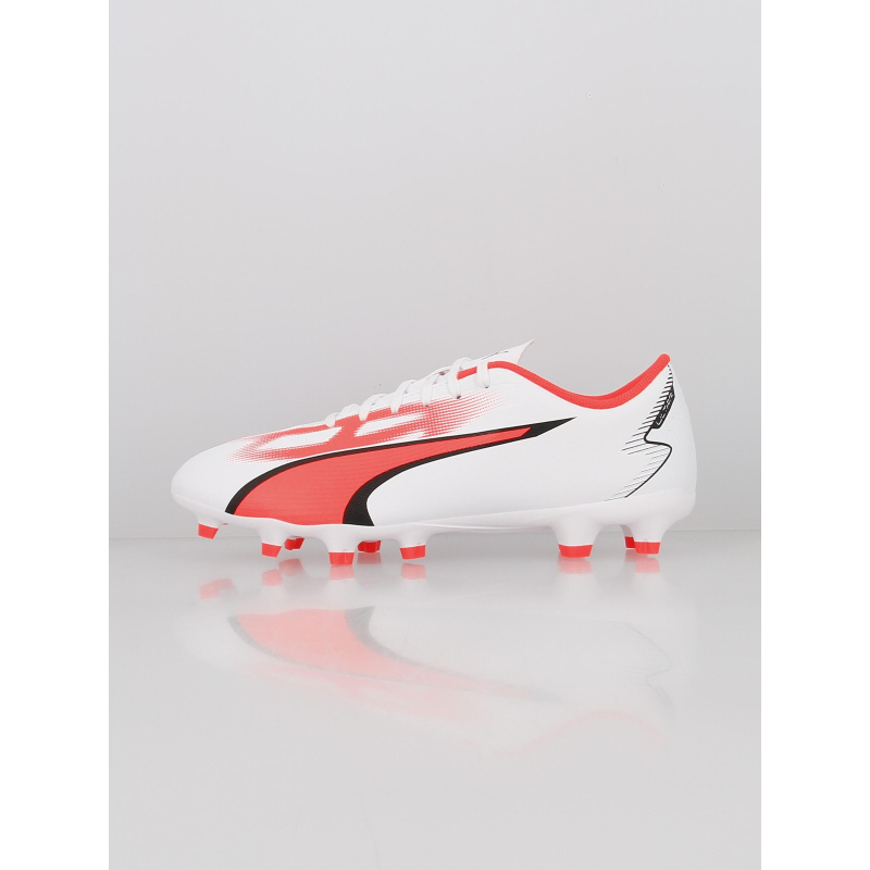 Chaussures de football ultra play FG/AG blanc homme - Puma