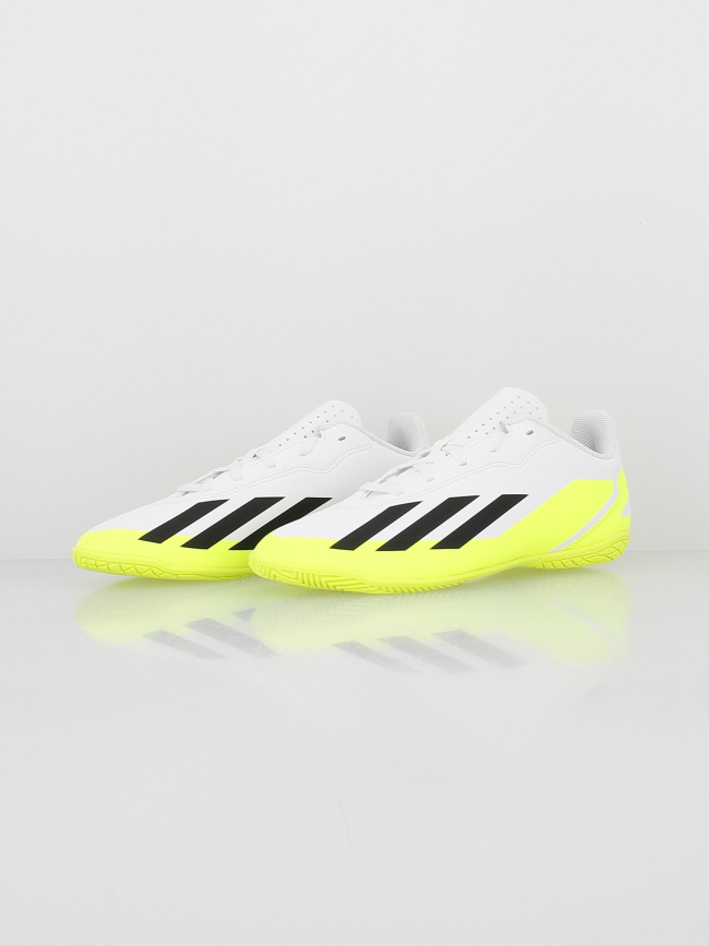 tafereel Giet Senaat Chaussures football salle X crazyfast.4 blanc enfant - Adidas | wimod