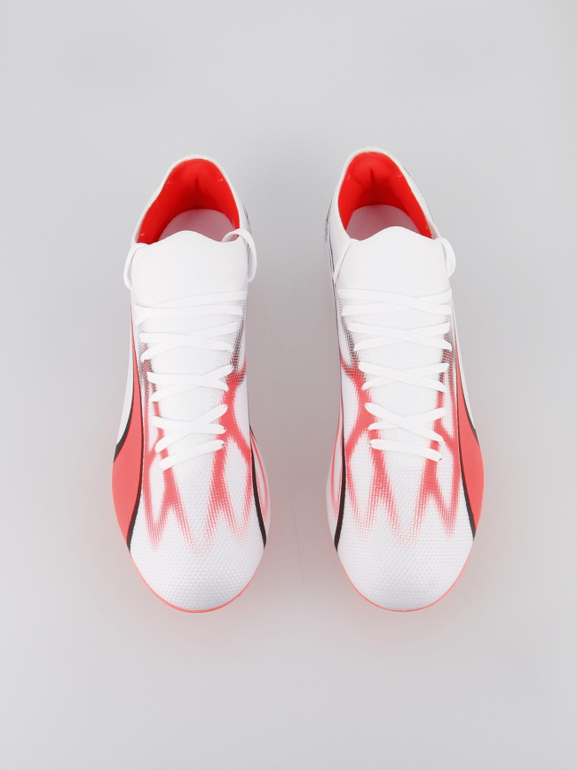 Chaussures de football ultra match FG/AG blanc homme - Puma