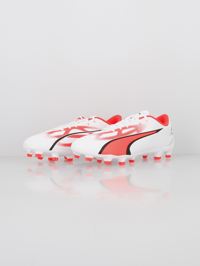 Chaussures de football ultra play fg/ag blanc enfant - Puma