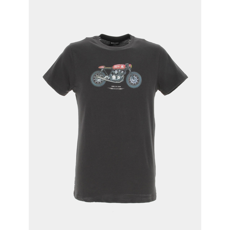 T-shirt born to ride moto noir homme - Deeluxe