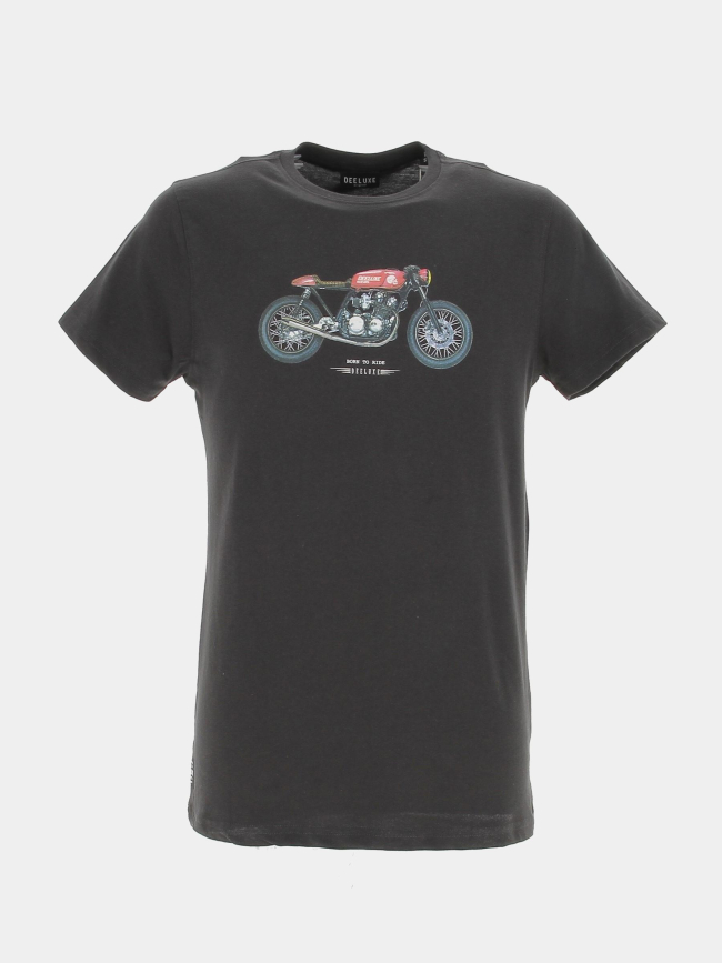 T-shirt born to ride moto noir homme - Deeluxe