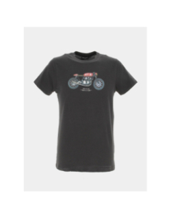 T-shirt born to ride moto noir homme - Deeluxe