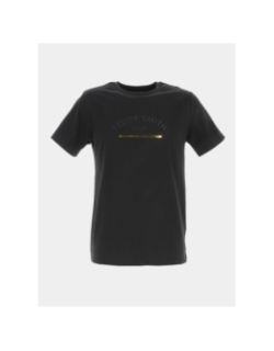 T-shirt t-wild logo relief dorée noir homme - Teddy Smith