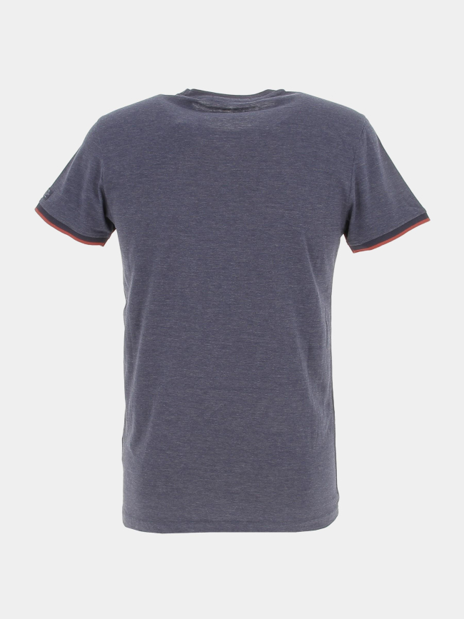 T-shirt avec poche cousue bleu marine homme - Sunvalley