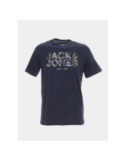 T-shirt james logo camouflage marine enfant - Jack & Jones