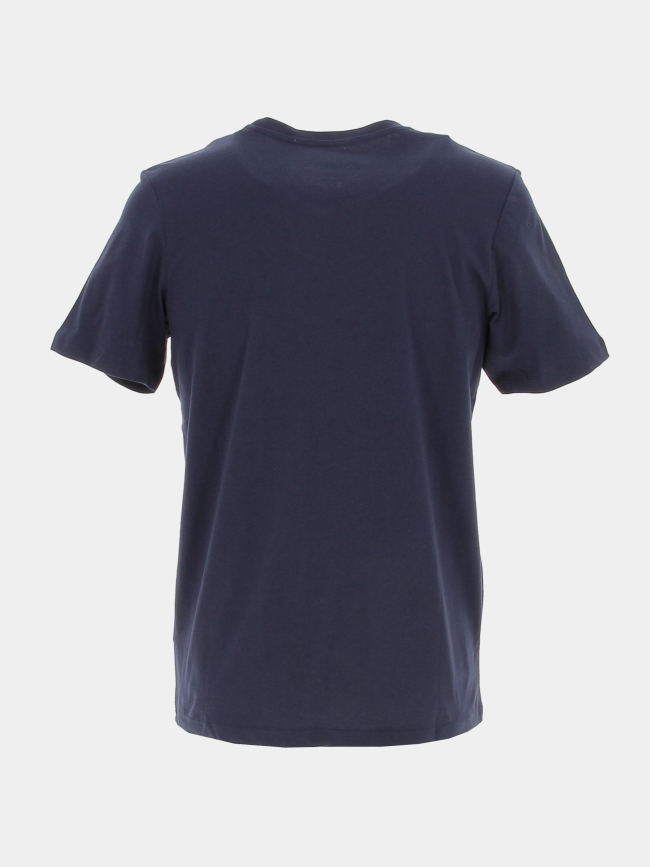 T-shirt peter logo rayures bleu marine enfant - Jack & Jones