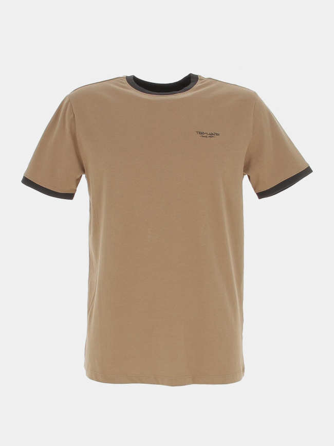 T-shirt the-tee marron chatain homme - Teddy Smith