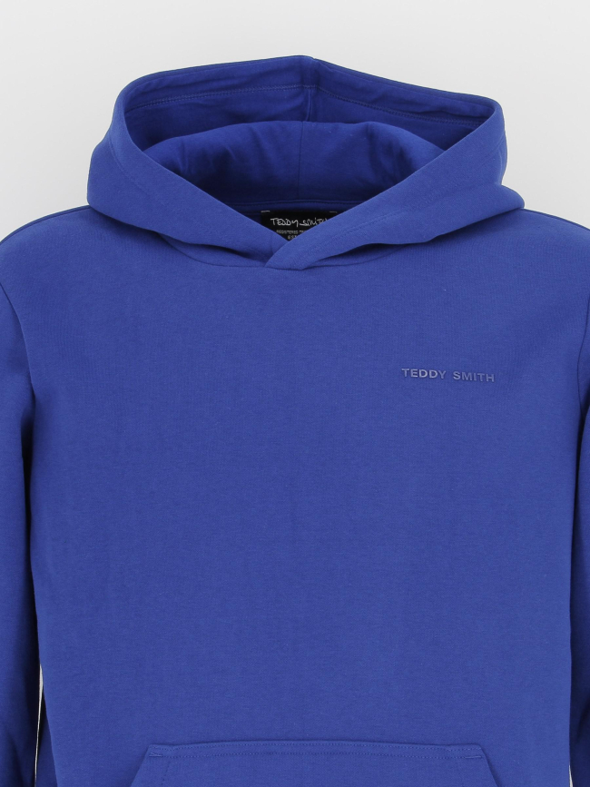 Sweat à capuche s-nark bleu enfant - Teddy Smith