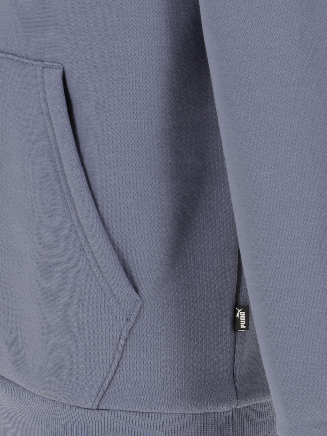 Sweat à capuche essential logo basique bleu homme - Puma