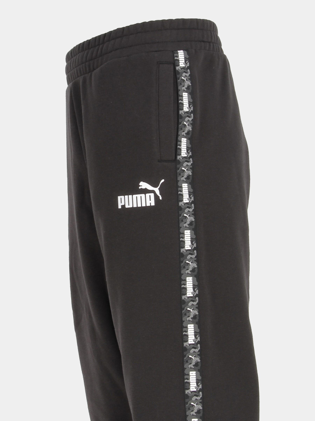 Jogging essential bandes camo noir enfant - Puma