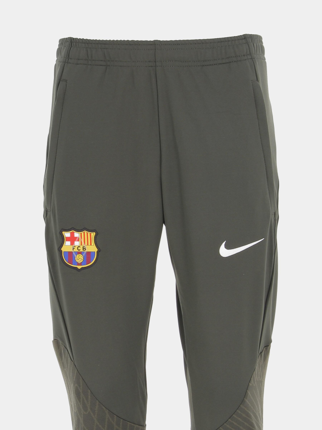 Jogging de football FC Barcelone kaki homme - Nike