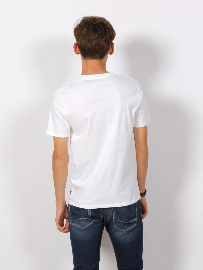T-shirt graphic crewneck blanc homme - Levis