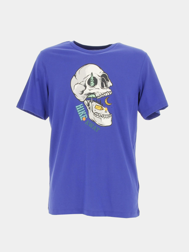 T-shirt hiker motif squelette bleu enfant - Jack & Jones