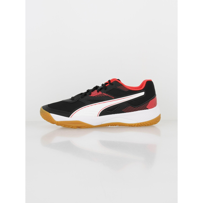 Chaussures de handball solarflash 2 noir rouge homme - Puma