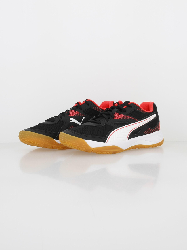 Chaussures de handball solarflash 2 noir rouge homme - Puma