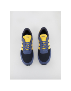 Baskets run 70s jaune bleu homme - Adidas