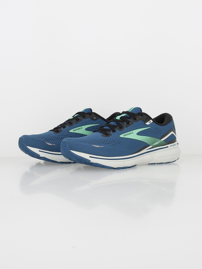 Chaussures de running ghost 15 vert bleu homme - Brooks