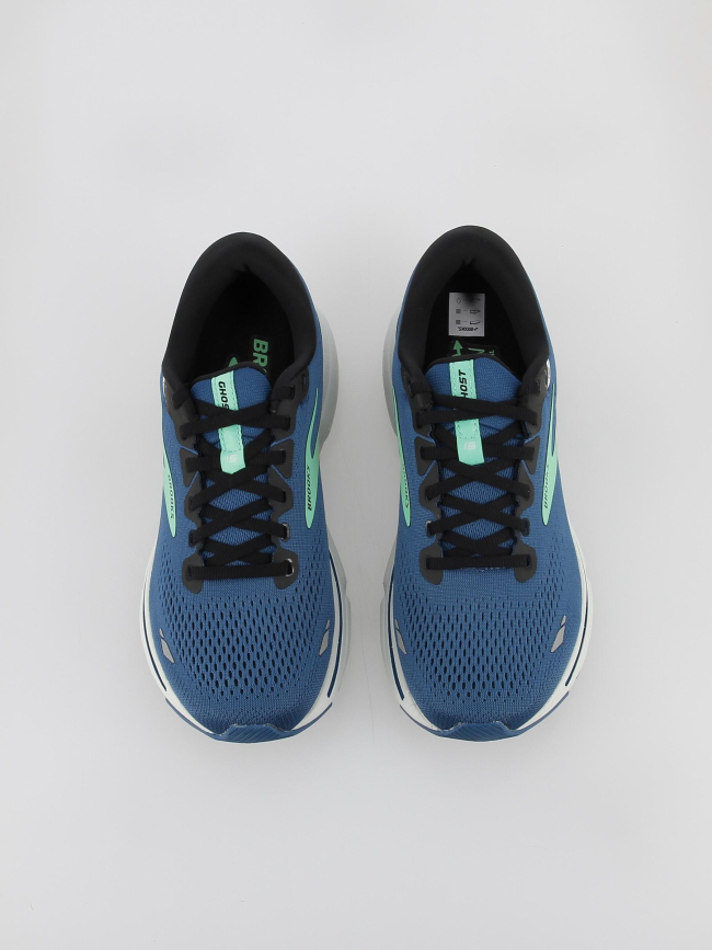 Chaussures de running ghost 15 vert bleu homme - Brooks