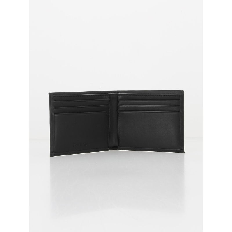 Portefeuille Homme Cuir Carbone RFID - 11 Emplacements Cartes - Portefeuille Vertical 3 Volets