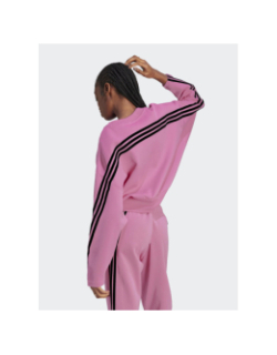 Sweat fi 3s coupe ample noir rose femme - Adidas